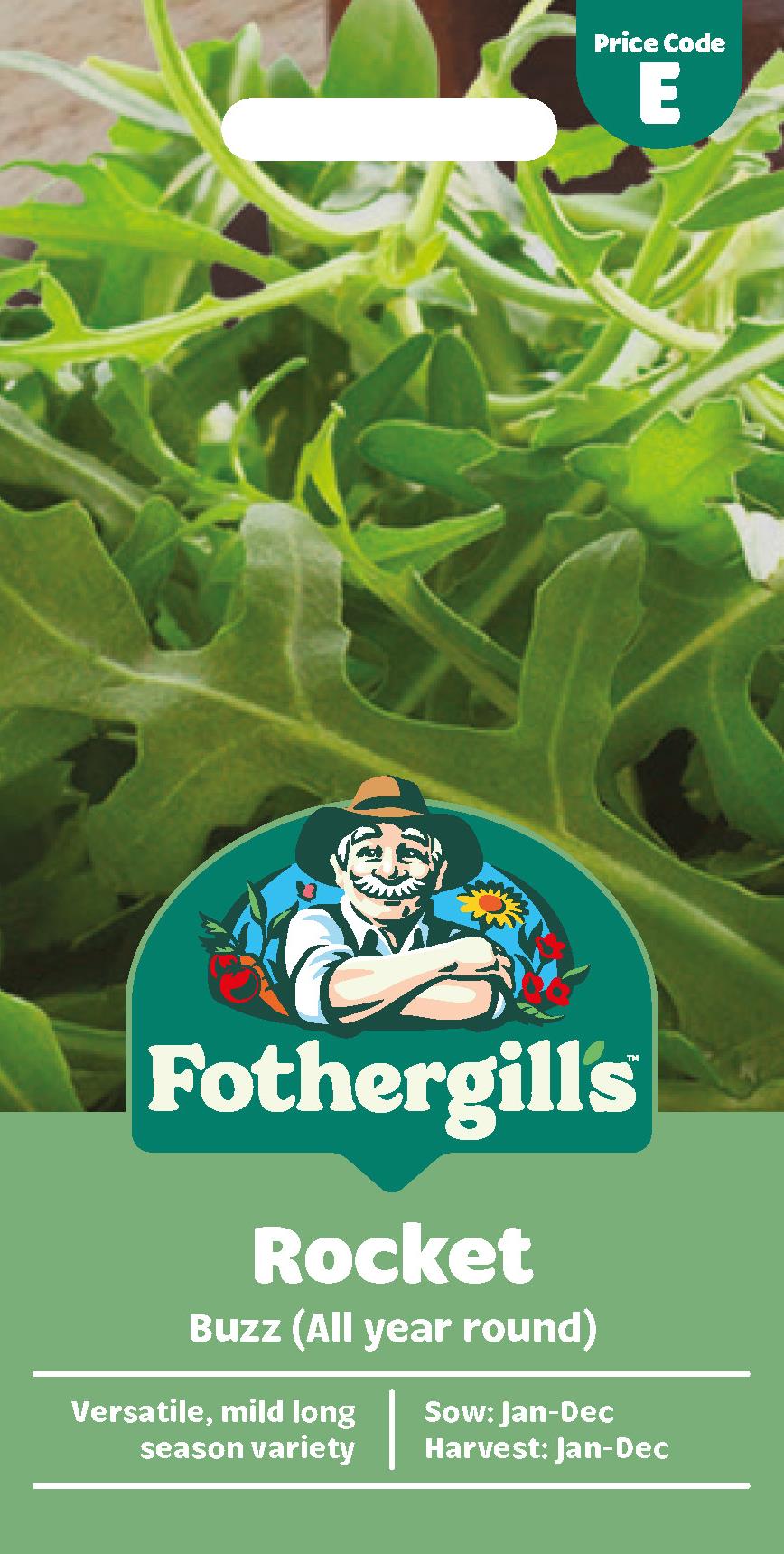 Fothergills Rocket Buzz (All Year Round) Seeds