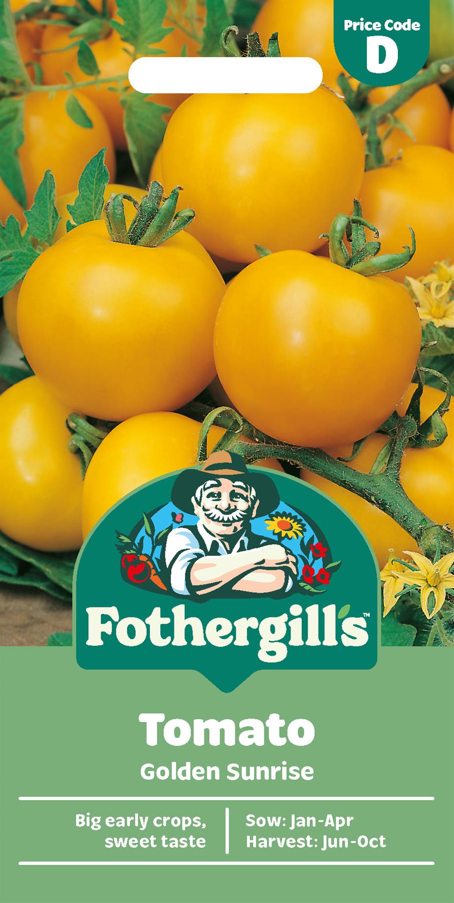 Fothergills Tomato Golden Sunrise Seeds