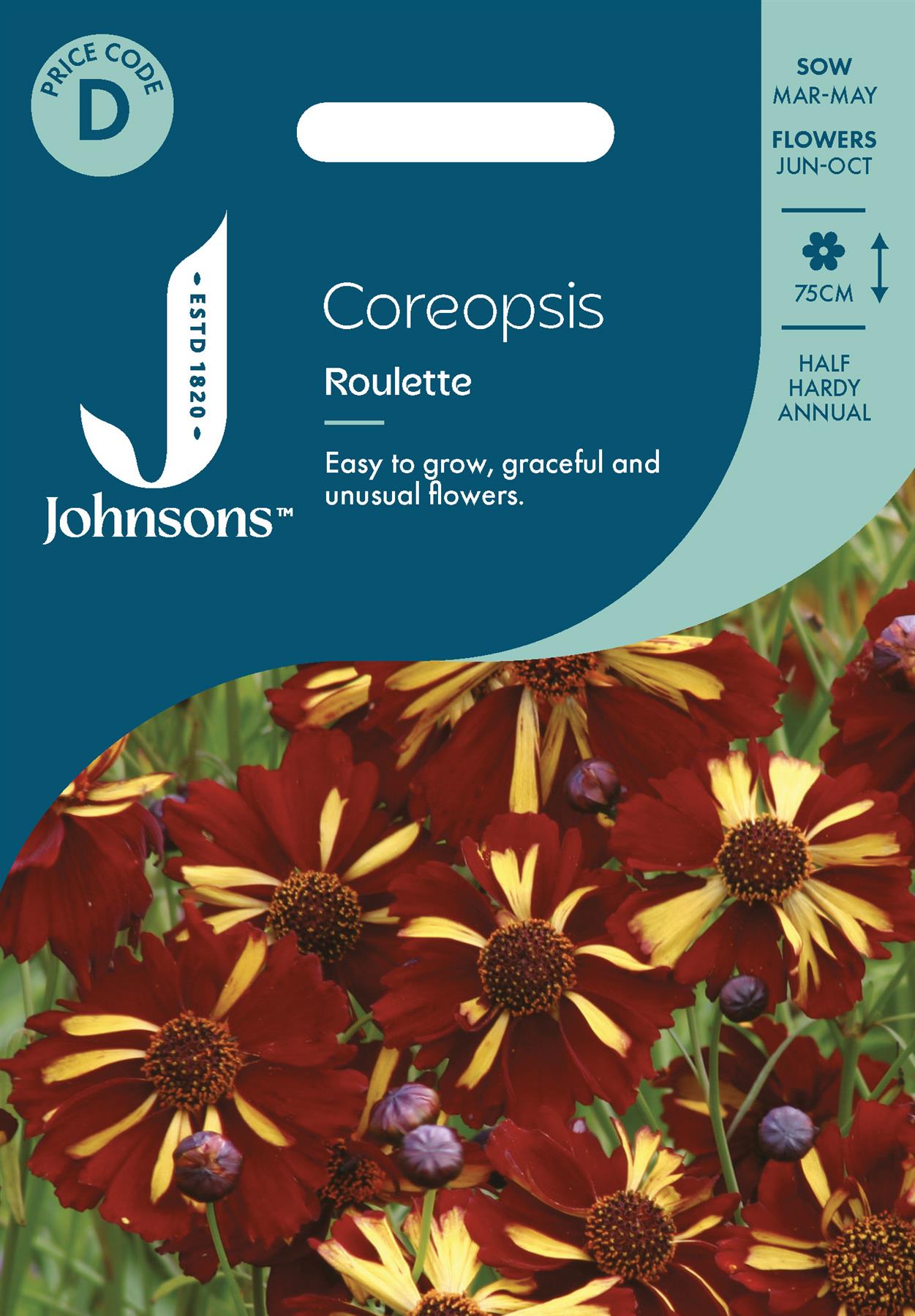 Johnsons - Coreopsis Roulette - 300 Seeds