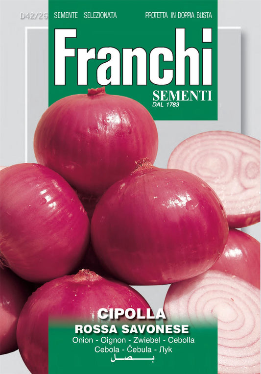 Franchi Seeds of Italy Onion Rossa Savonese Seeds