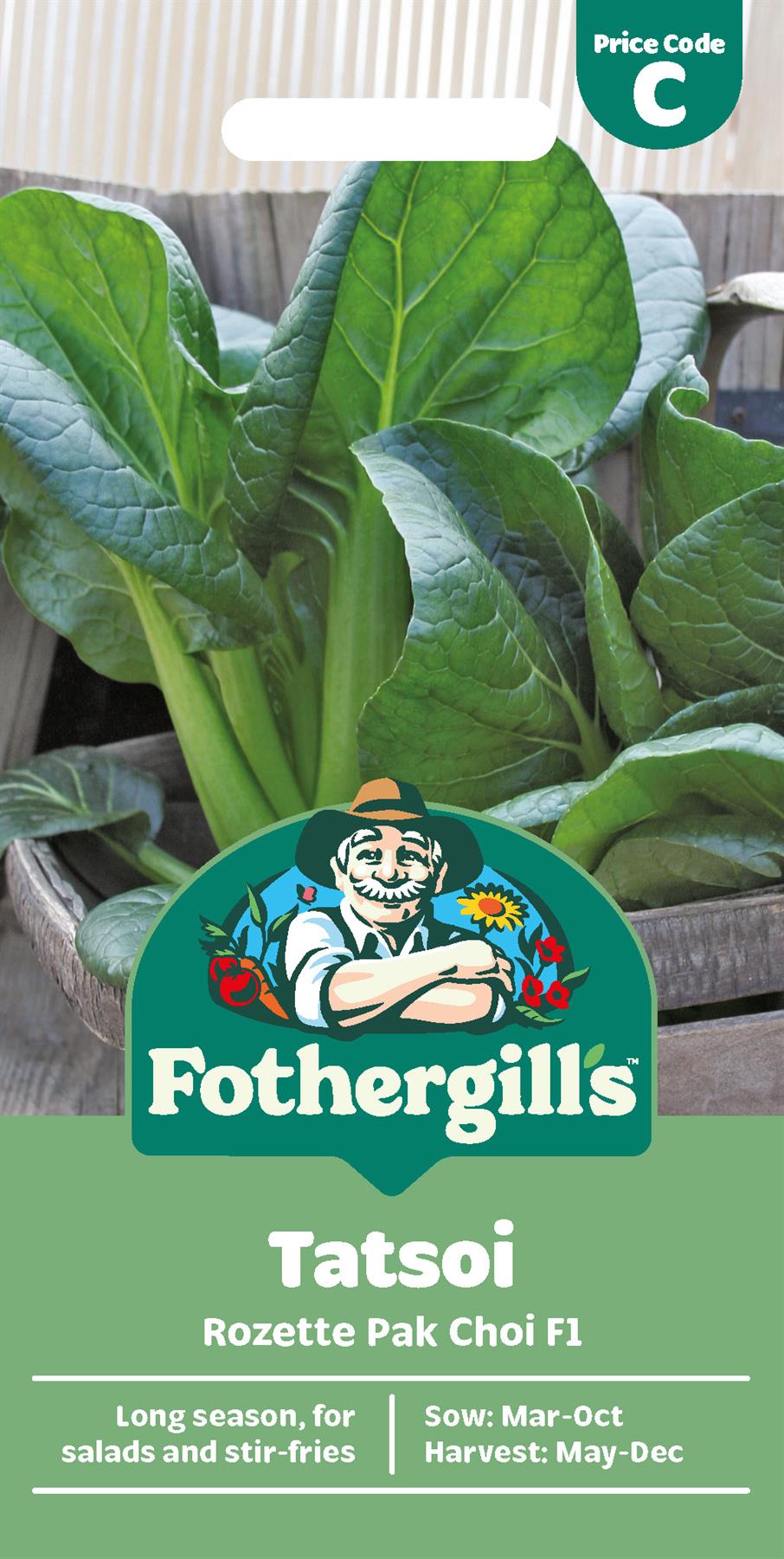 Fothergills Tatsoi Rozette Pak Choi F1 Seeds