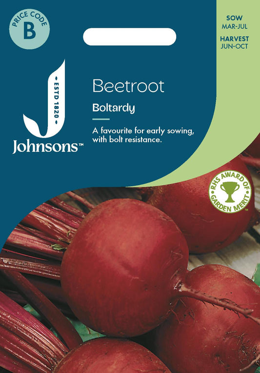 Johnsons - Beetroot Boltardy - 250 Seeds
