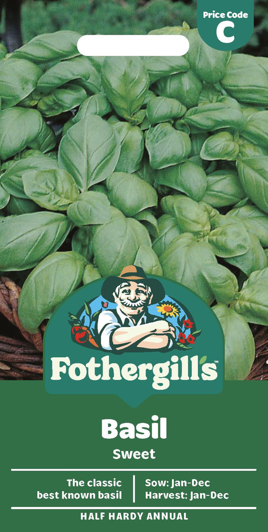 Fothergills Herb Basil Sweet Seeds