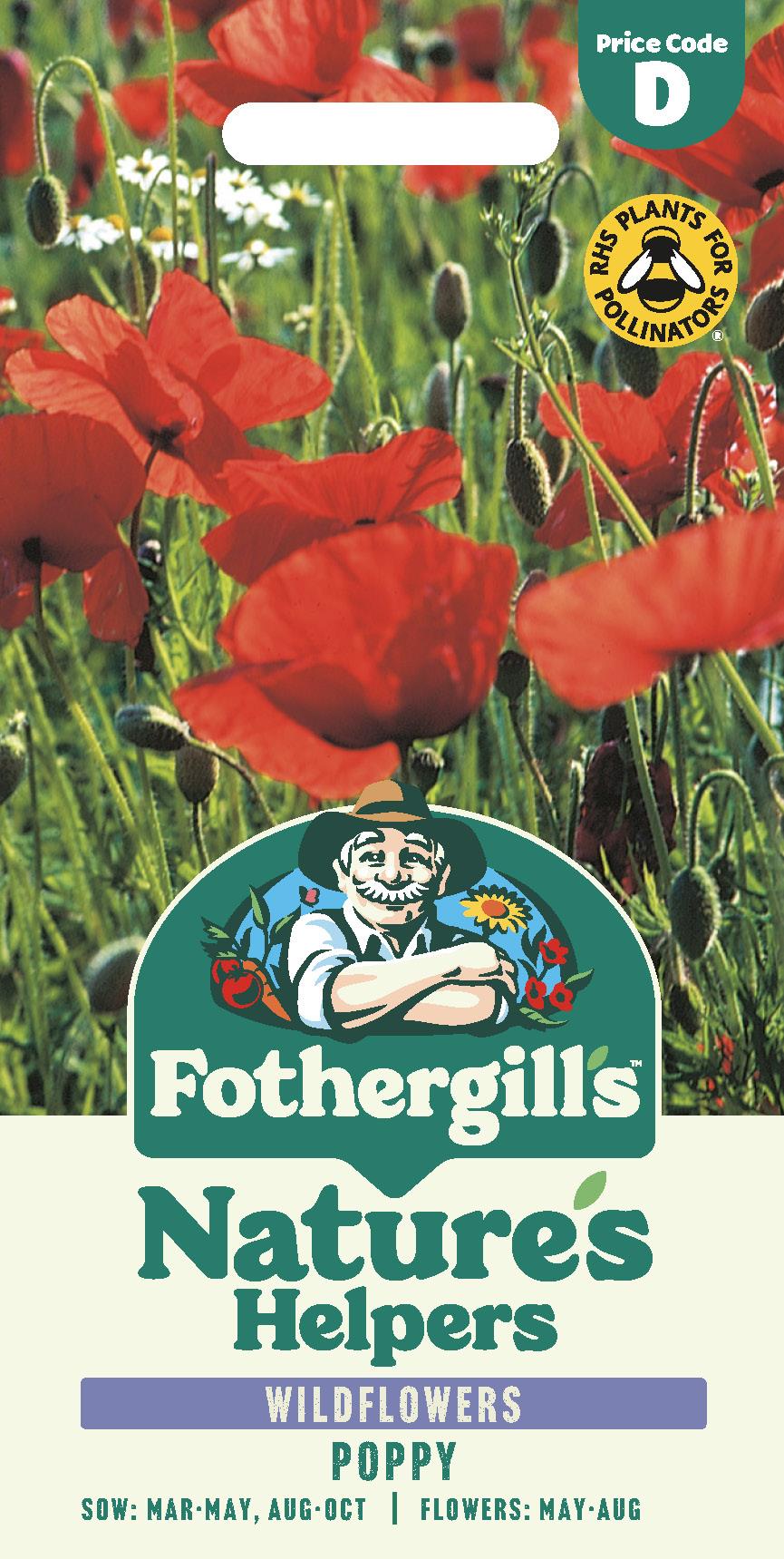 Fothergills Wild flowers Nature Haven Poppy Seeds