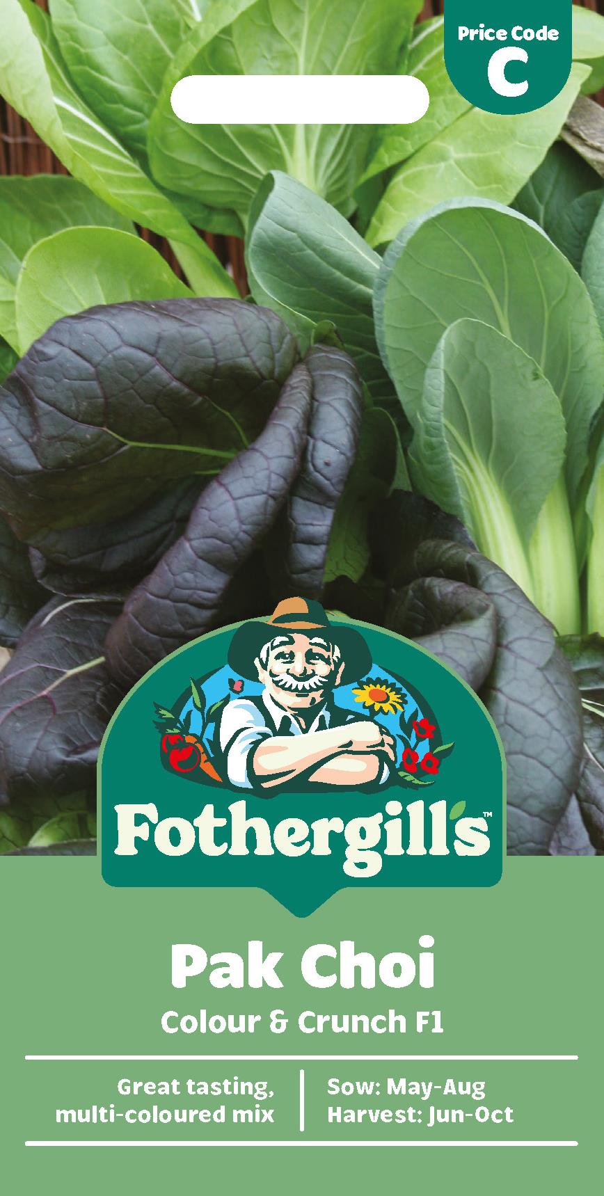 Fothergills Pak Choi Colour & Crunch F1 Seeds