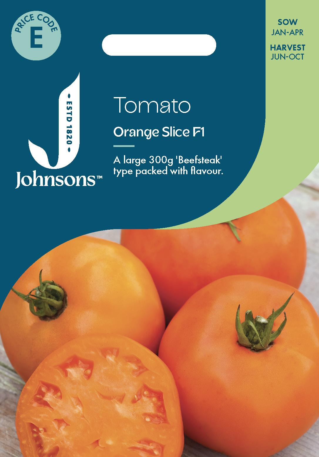 Johnsons - Tomato Orange Slice F1 - 10 Seeds