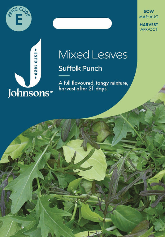 Johnsons - Mixed Leaves Suffolk Punch - 500 Seeds