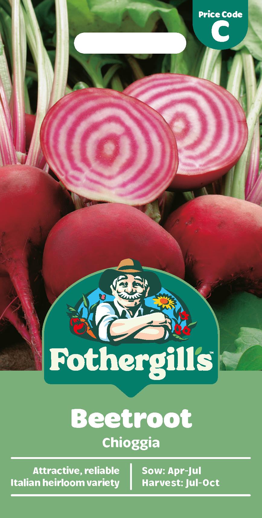 Fothergills Beetroot Chioggia Seeds