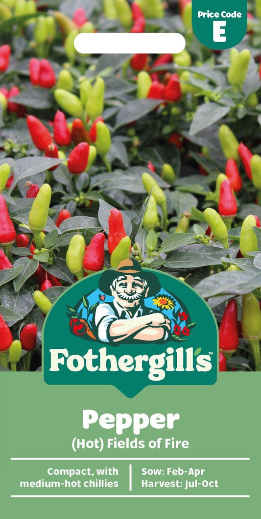 Fothergills Pepper (Hot) Fields Of Fire Seeds