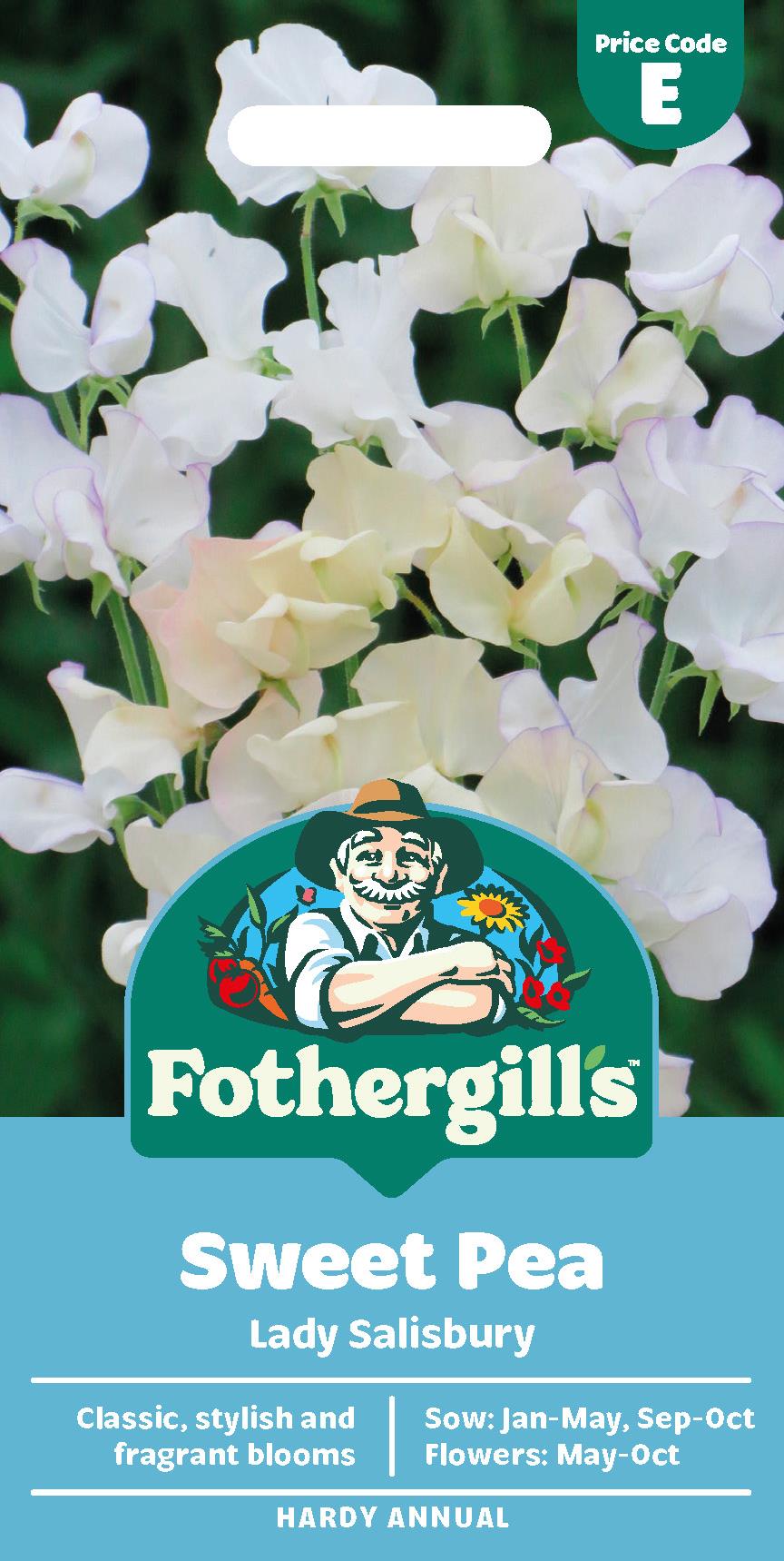 Fothergills Sweet Pea Lady Salibury Seeds