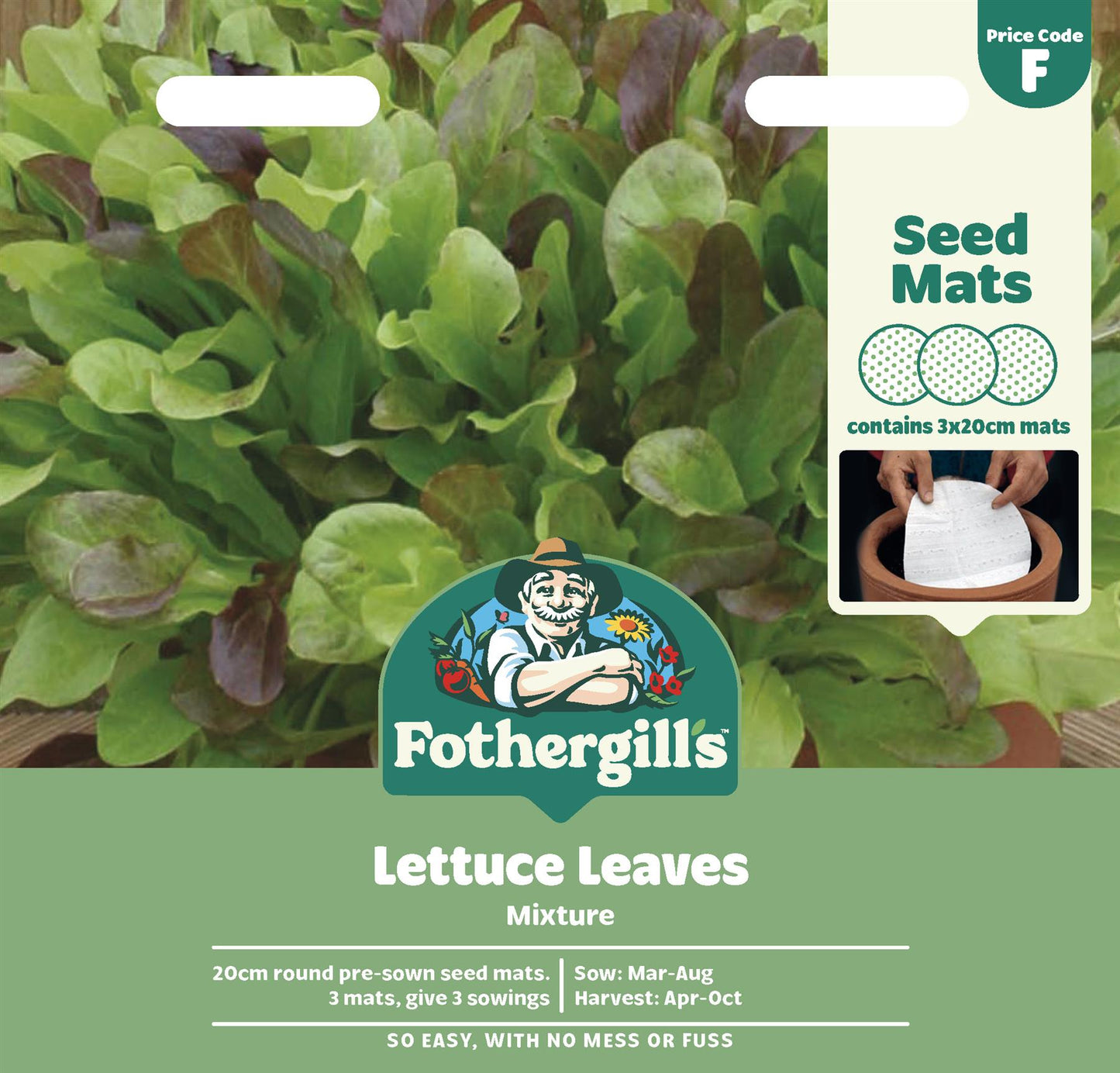 Fothergills Mat Lettuce Leaves Mixture Seeds