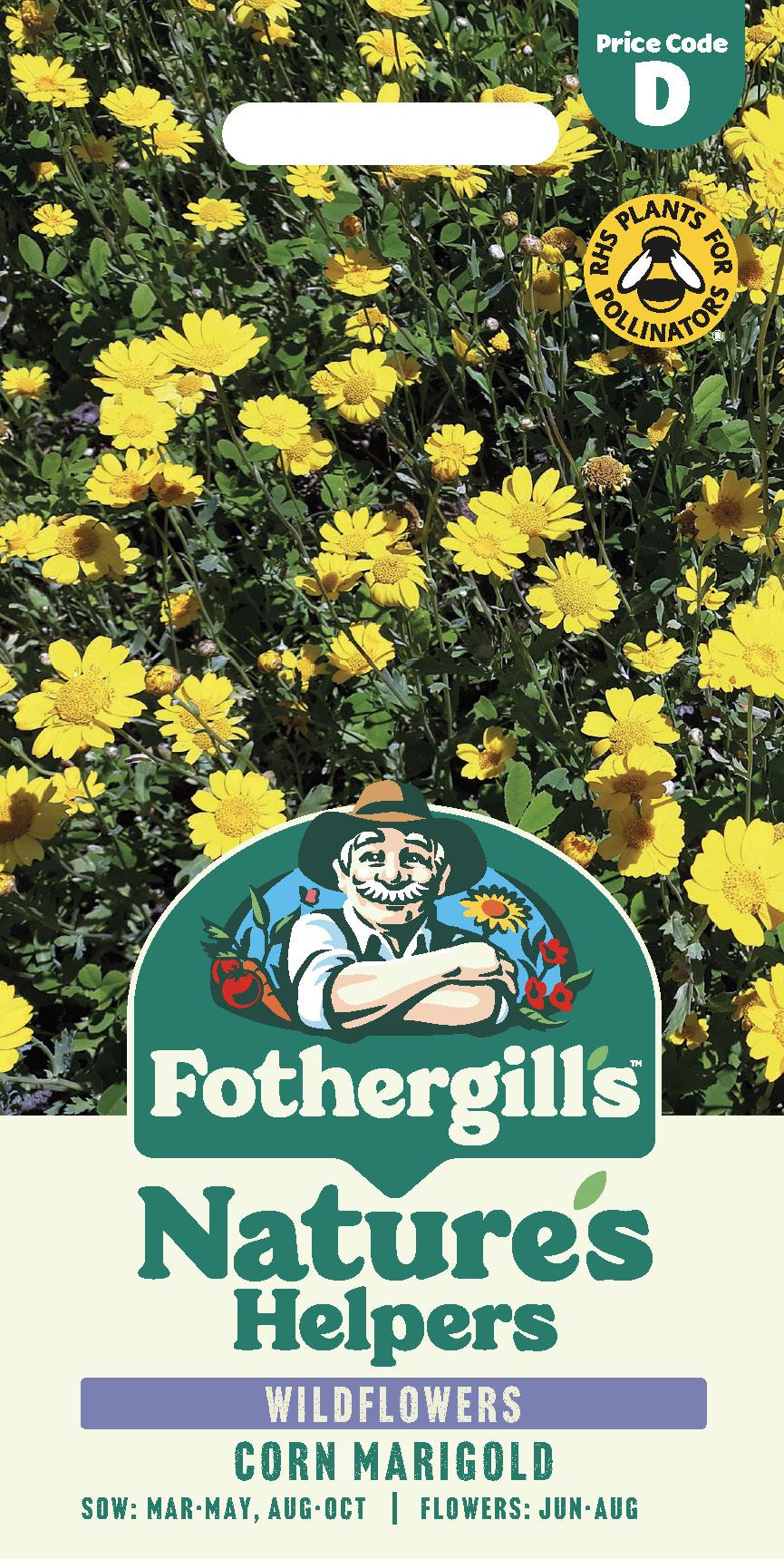 Fothergills Wild flowers Nature Haven Corn Marigold Seeds