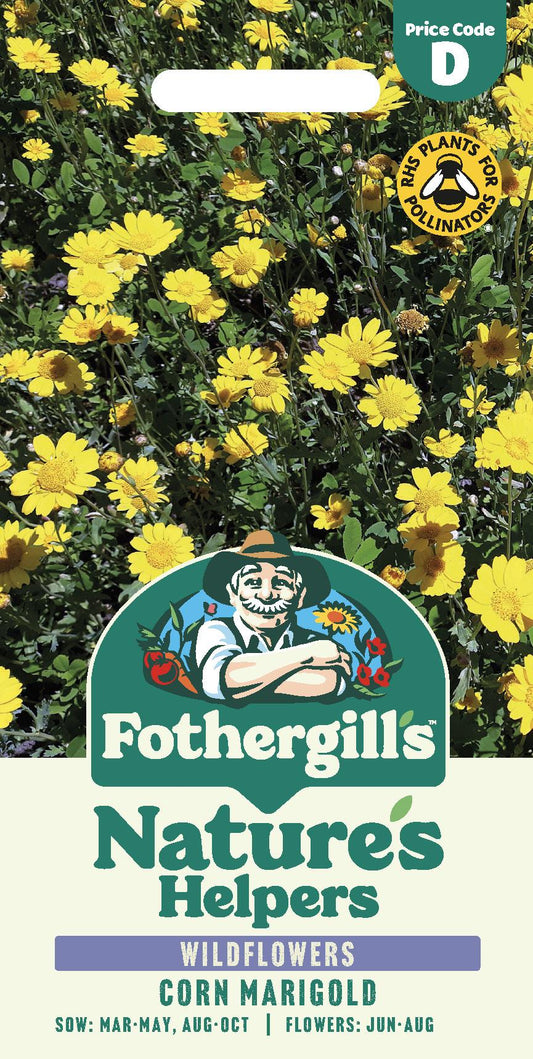 Fothergills Wild flowers Nature Haven Corn Marigold Seeds