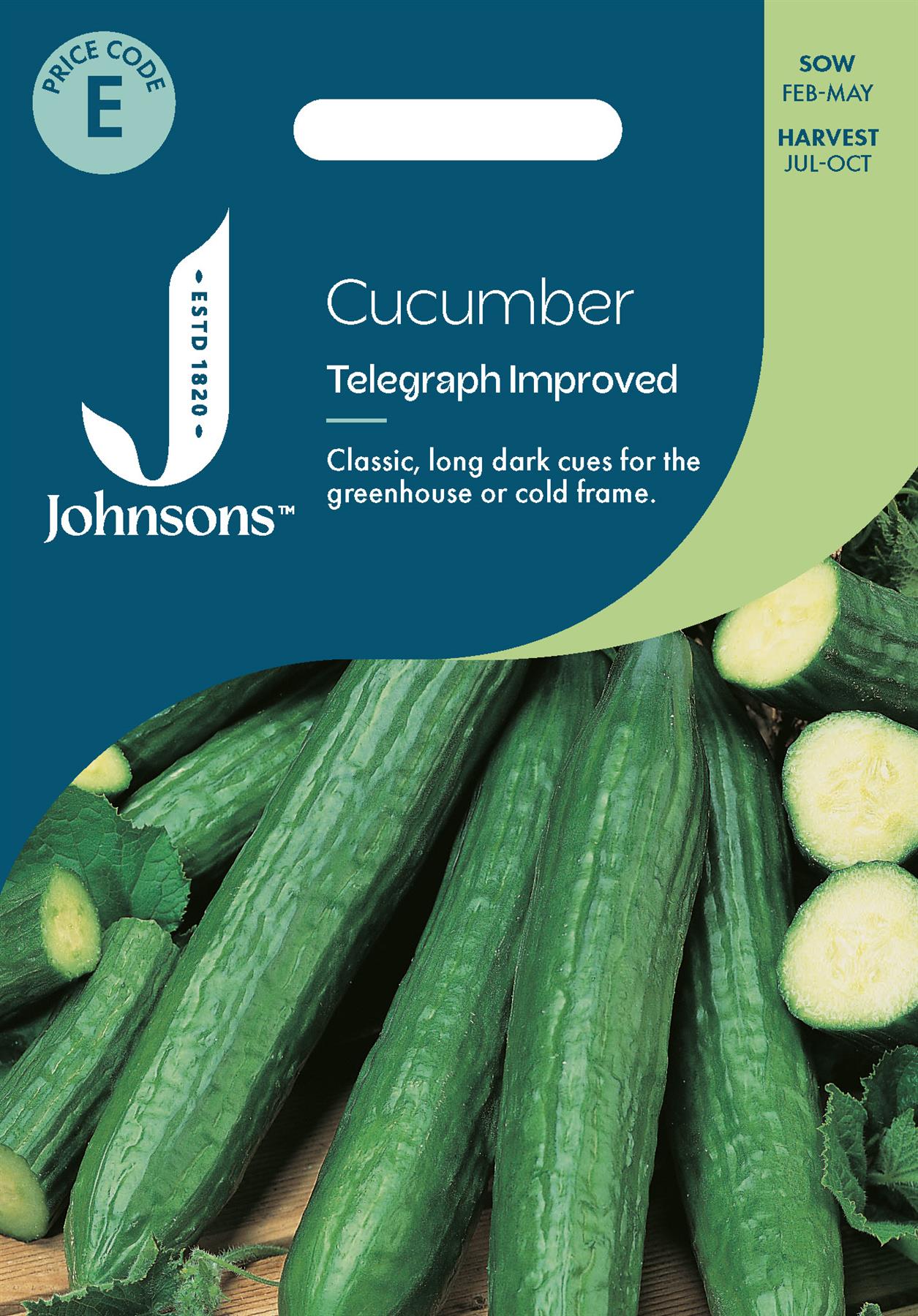 Johnsons - Cucumber Telegraph Improved - 10 Seeds