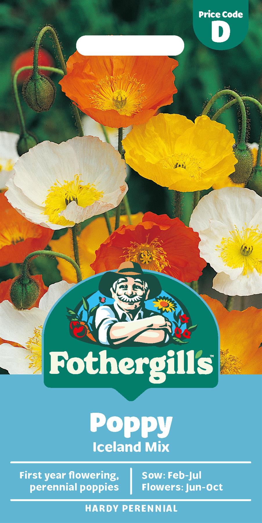 Fothergills Poppy Iceland Mix Seeds