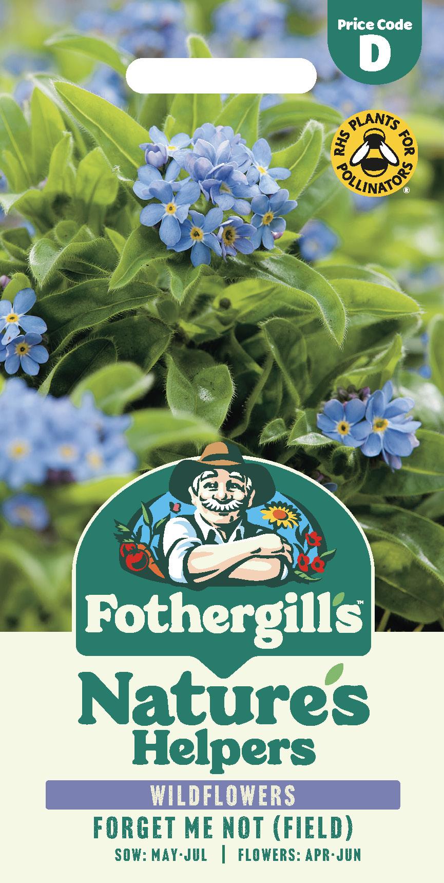 Fothergills Wild flowers Nature Haven Field Forget Me Not Seeds