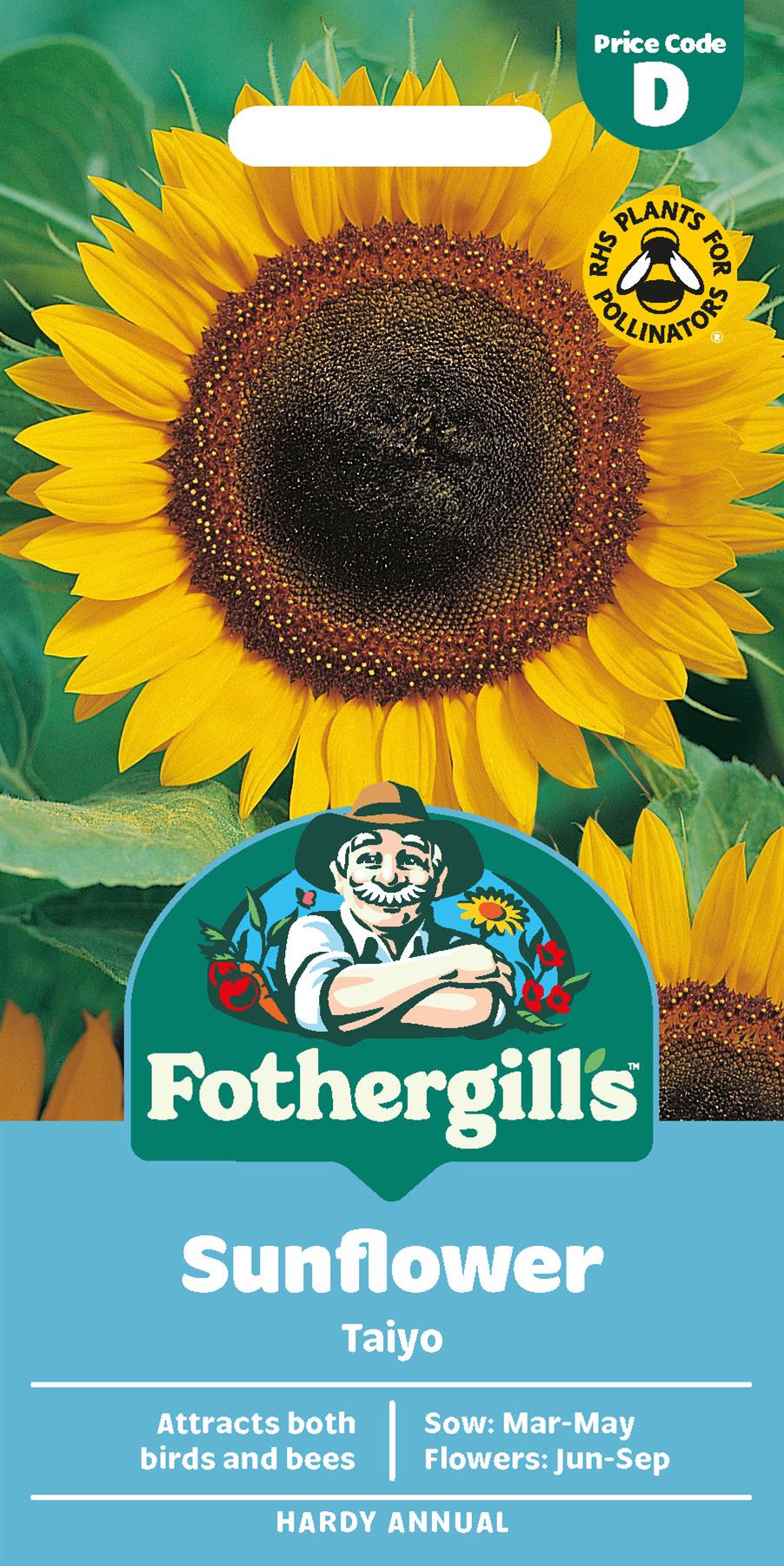 Fothergills Sunflower Taiyo Seeds