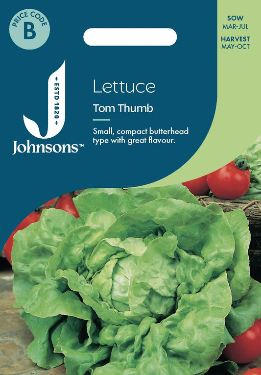 Johnsons - Lettuce Tom Thumb - 1000 Seeds
