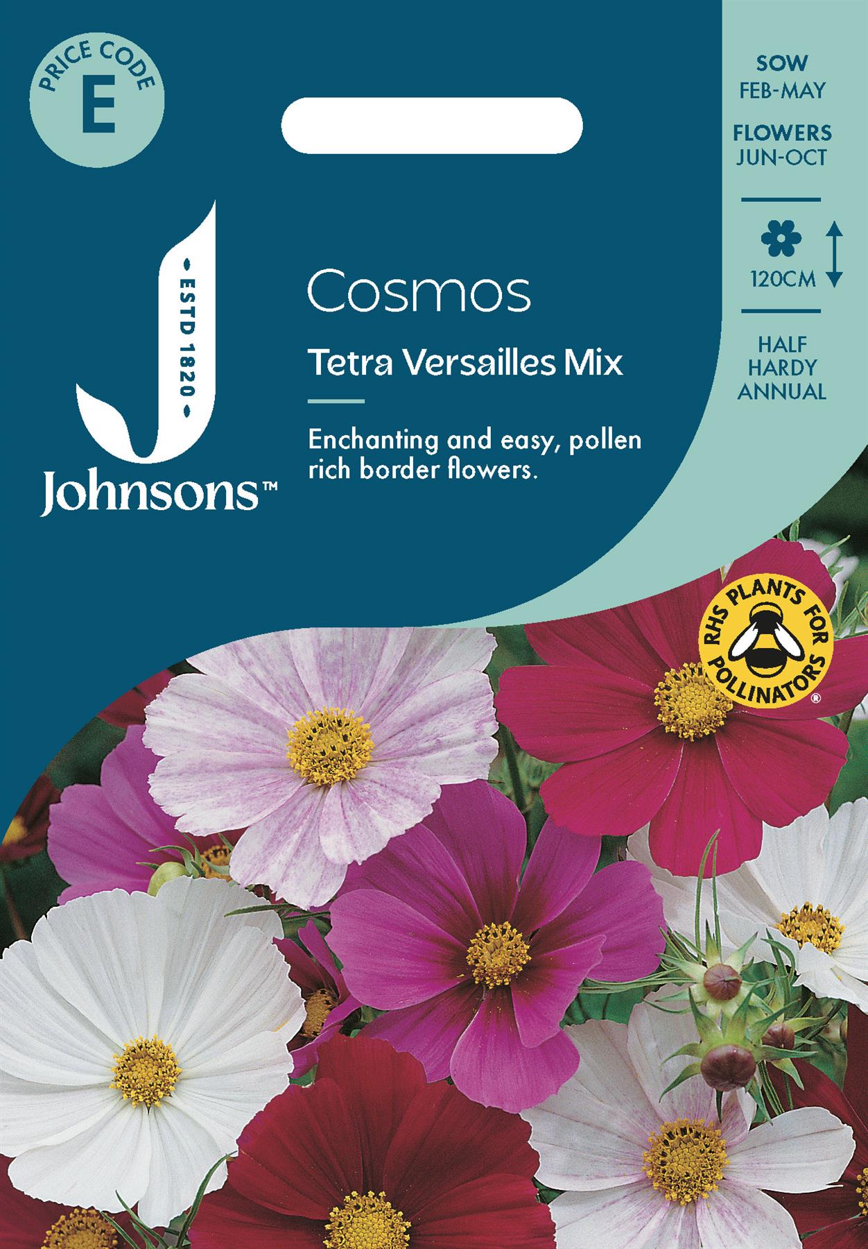 Johnsons - Cosmos Tetra Versailles Mix - 100 Seeds