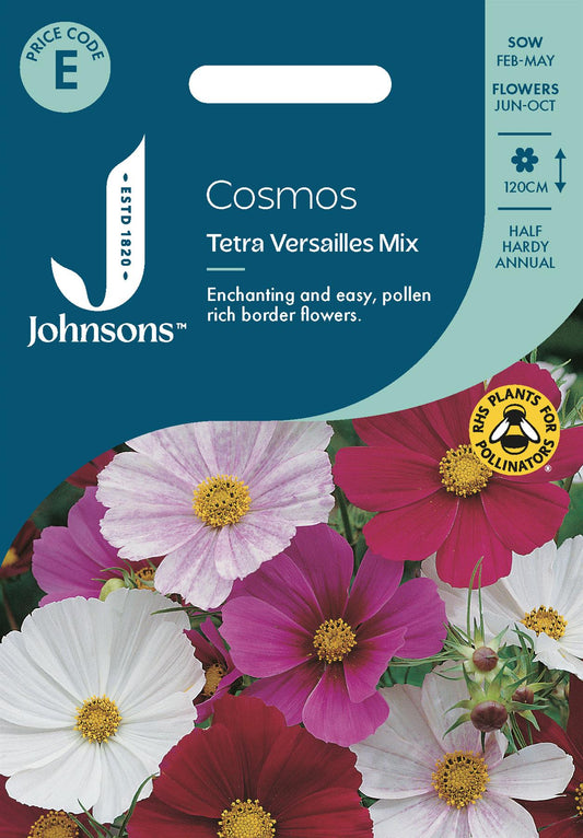 Johnsons - Cosmos Tetra Versailles Mix - 100 Seeds