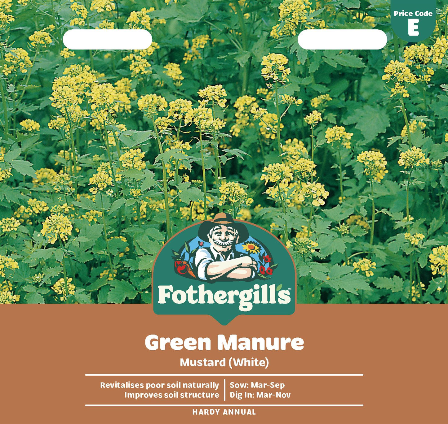 Fothergills Green Manure Mustard (White) Seeds