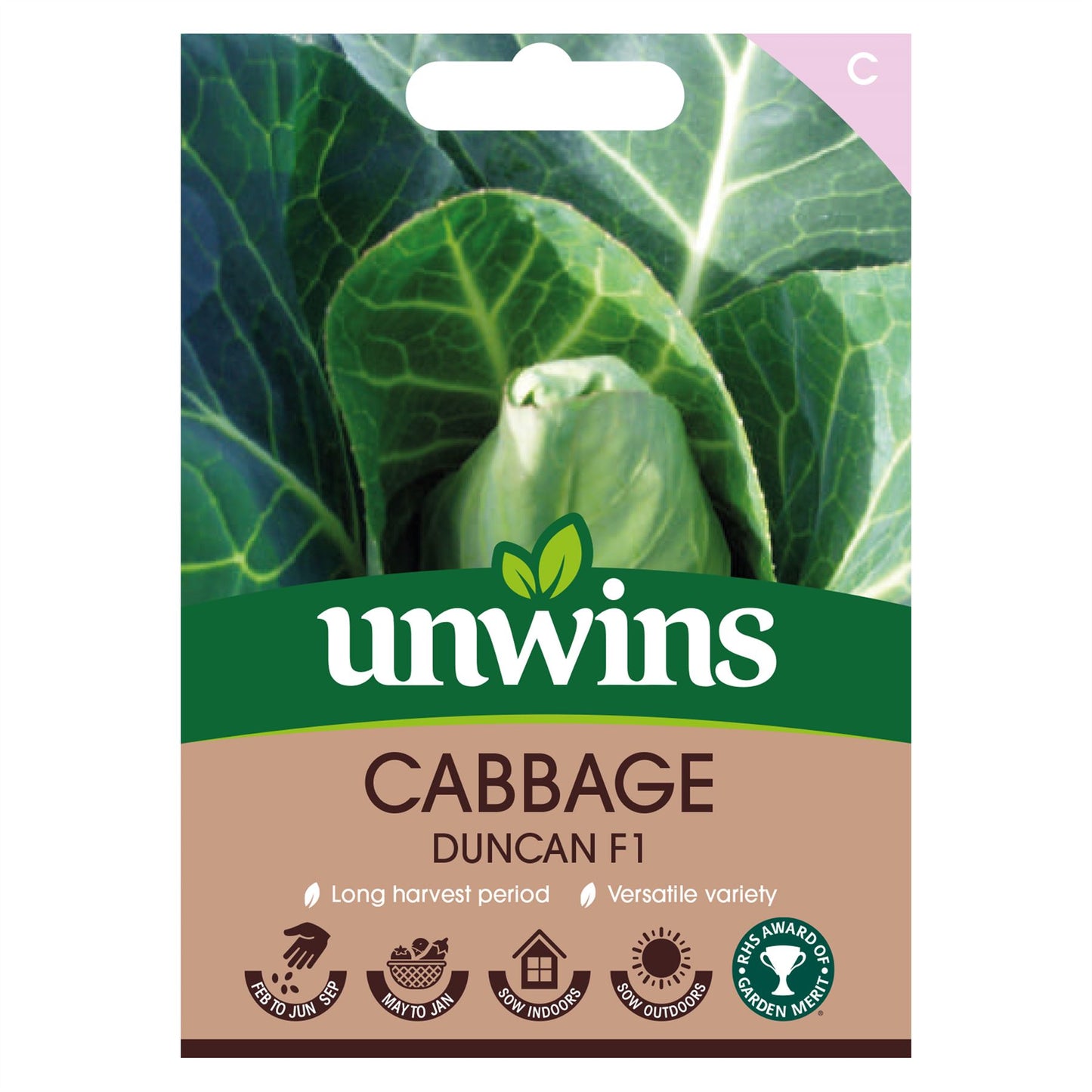 Unwins - Vegetable - Cabbage Duncan F1 Seeds