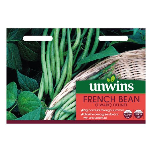 Unwins - Vegetable - French Bean (Dwarf) Delinel Seeds