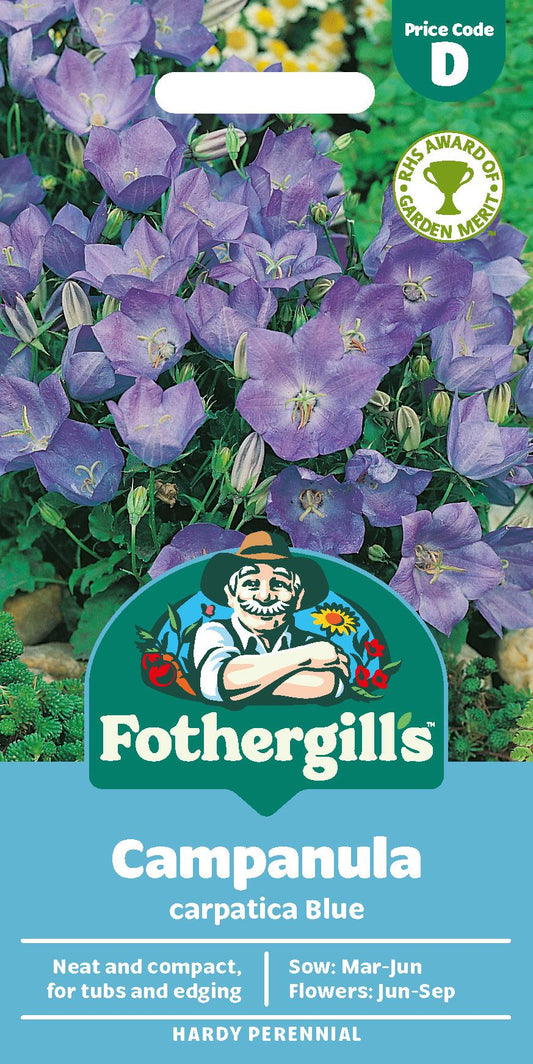 Fothergills Campanula Carpatica Blue Seeds