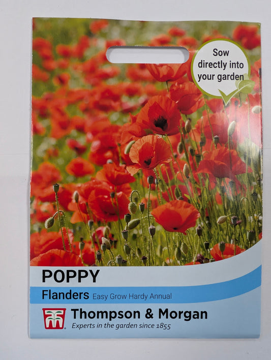 Thompson & Morgan Poppy Flanders 2000 Seed
