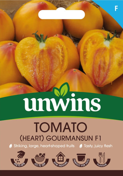 Gourmansun F1 heart-shaped tomato with large red fruits