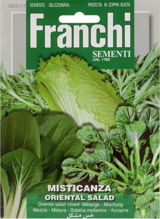 Franchi Seeds of Italy Mix Of Oriental Salad Seeds