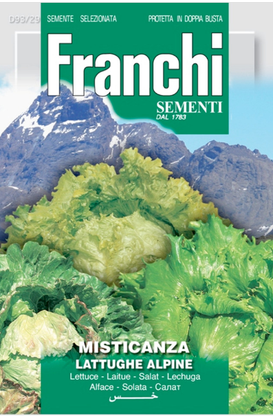 Franchi Seeds of Italy Mixed Alpine Lettuce Seeds