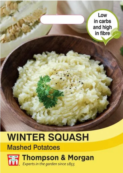 Thompson & Morgan  Vegetable Squash Mashed Potato (Winter) - 12 Seeds