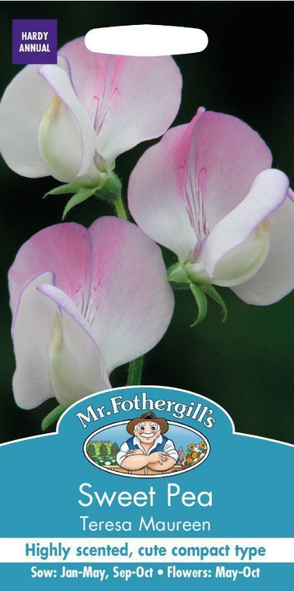 Mr Fothergills Sweet Pea Teresa Maureen 20 Seeds