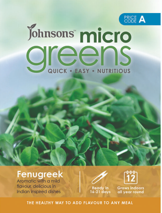 Johnsons Salad Microgreen Fenugreek 30g Seeds