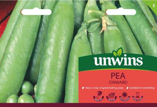 Unwins Maincrop Pea Onward Seeds – Traditional Sweet Variety