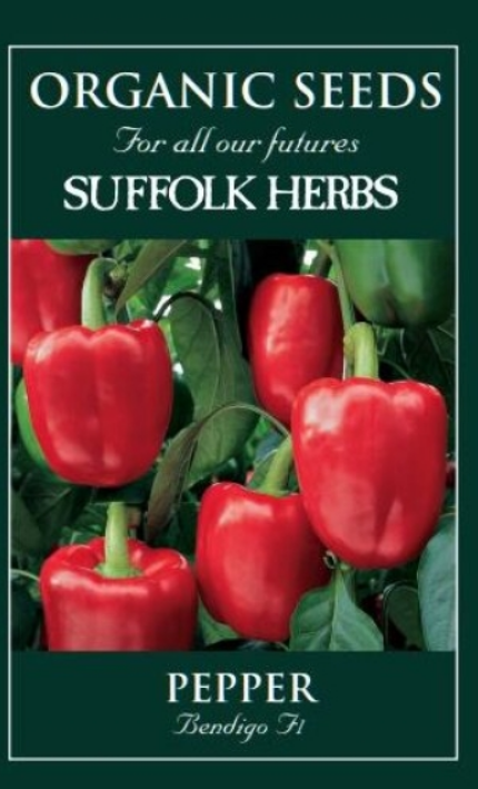 Suffolk Herbs Organic Pepper Bendigo F1 Seeds