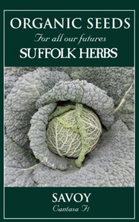 Suffolk Herbs Organic Savoy Cantasa F1 Seeds