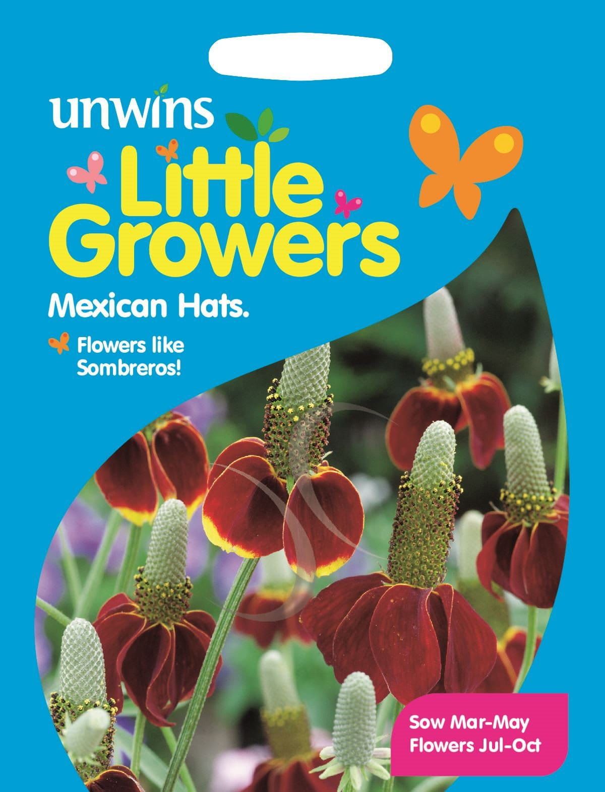Unwins Little Growers Mexican Hats 1000 Seeds
