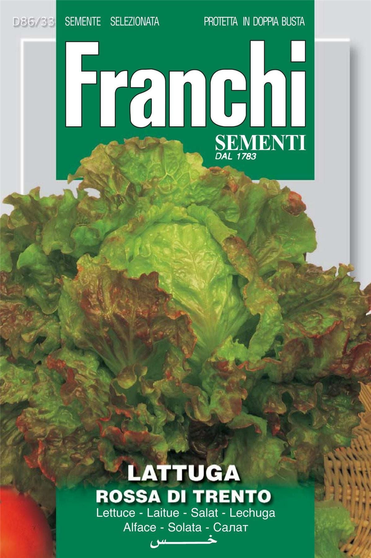 Franchi Seeds of Italy Lettuce Rossa Di Trento Seeds