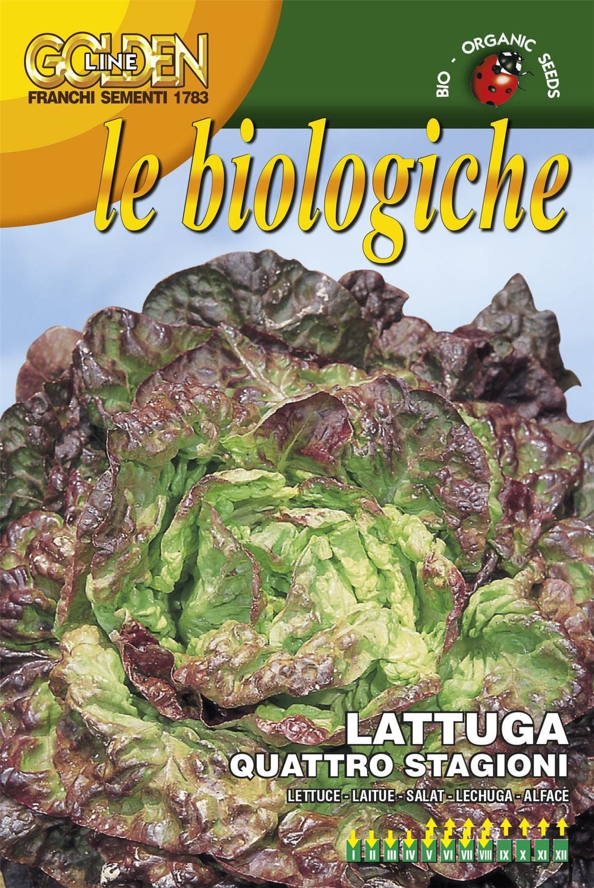Franchi Organic BIOB79/5 Lettuce Quattro Stagioni Seeds