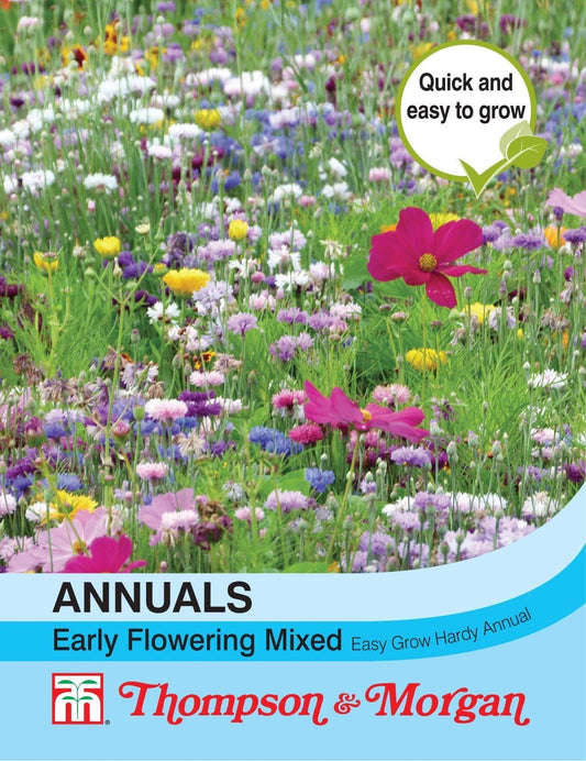 Thompson & Morgan - Flower - Annual Early Flowering Mixed - 1 Gram