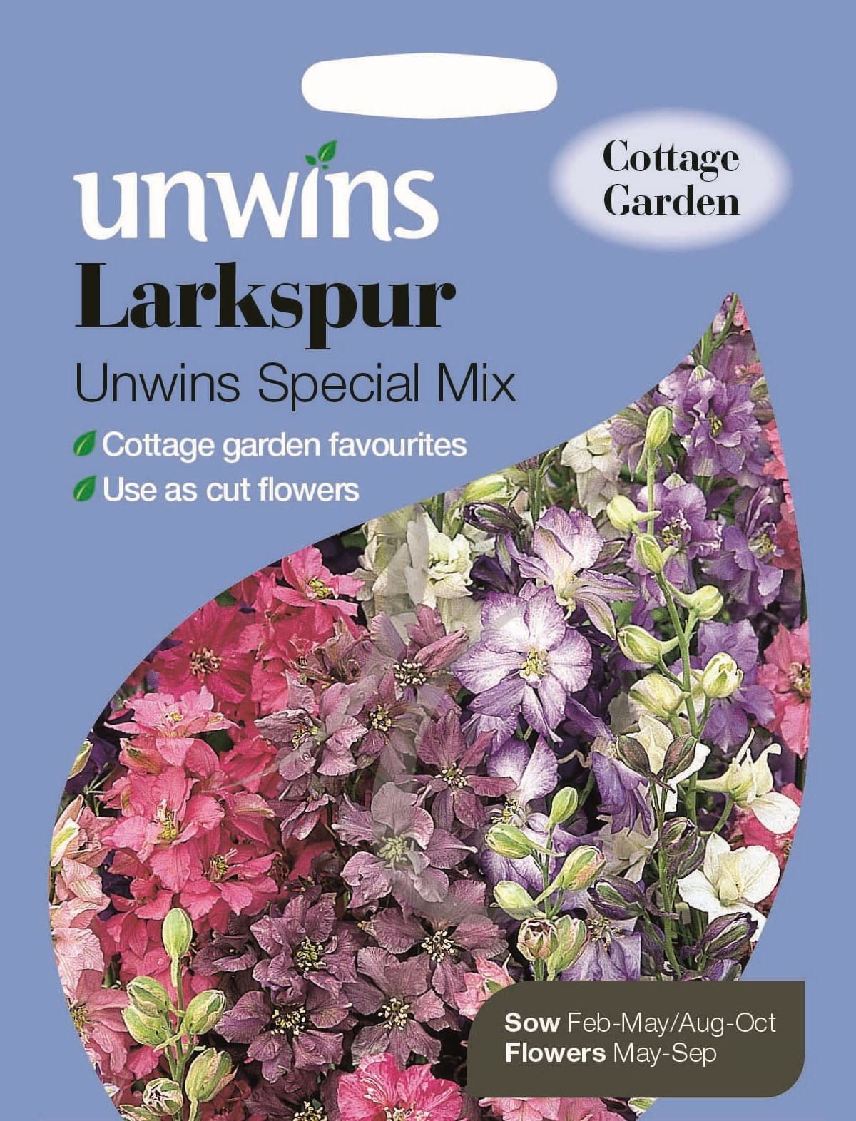 Unwins Larkspur Special Mix 375 Seeds