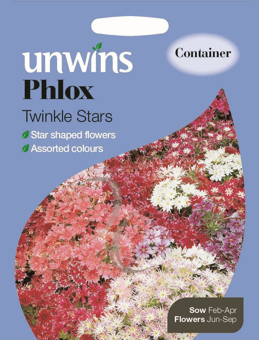 Unwins Phlox Twinkle Stars 200 Seeds