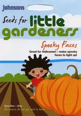 Johnsons Little Gardeners Spooky Face Pumpkins 10 Seeds