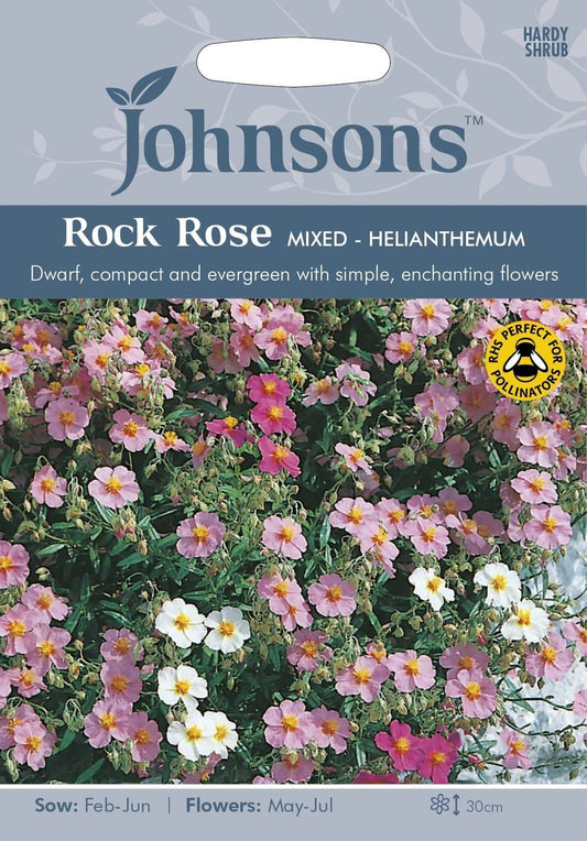 Johnsons Rock Rose Mixed Helianthemum 250 Seeds