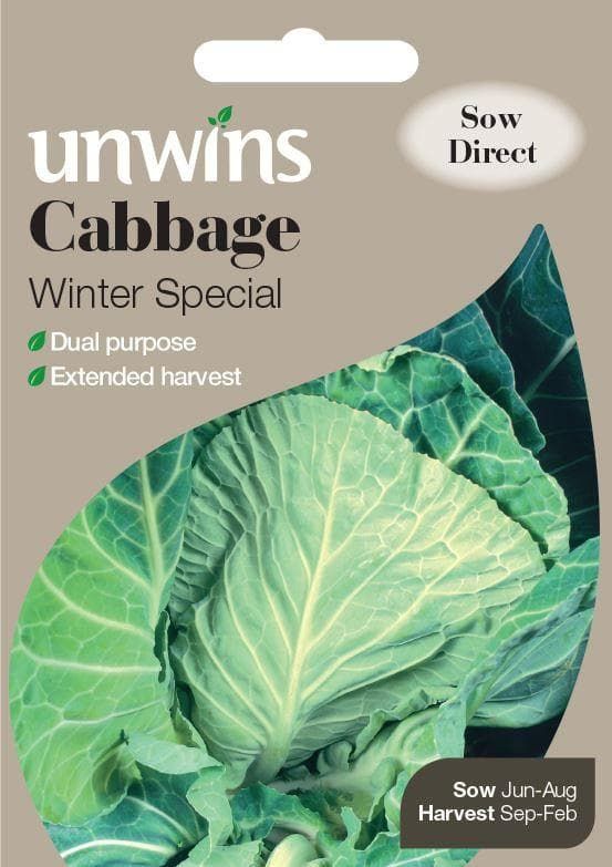 Unwins Cabbage Spring Winter Special 50 Seeds
