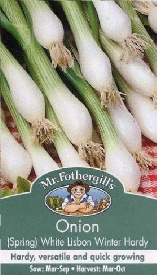 Mr Fothergills Spring Onion Lisbon Winter Hardy 650 Seeds