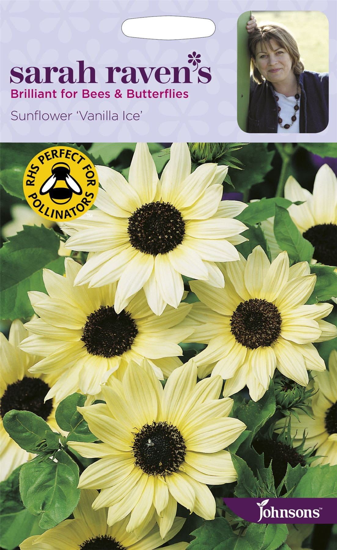 Johnsons Sarah Raven's Sunflower Vanilla Ice 50 Seeds