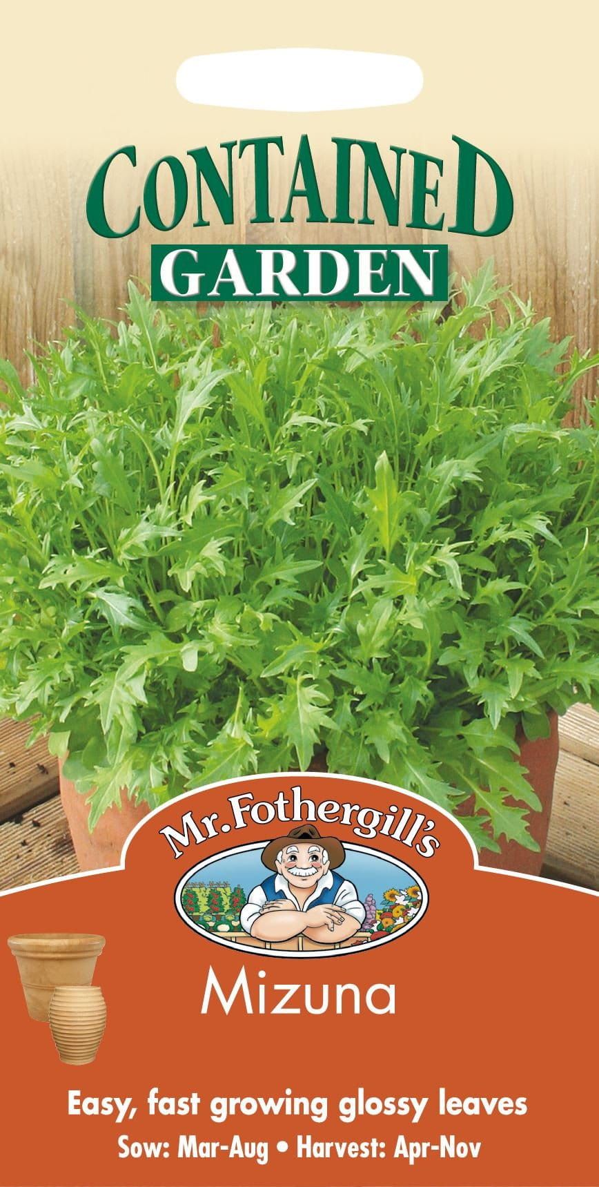 Mr Fothergills Salad Mizuna 500 Seeds